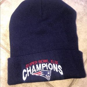patriots beanie